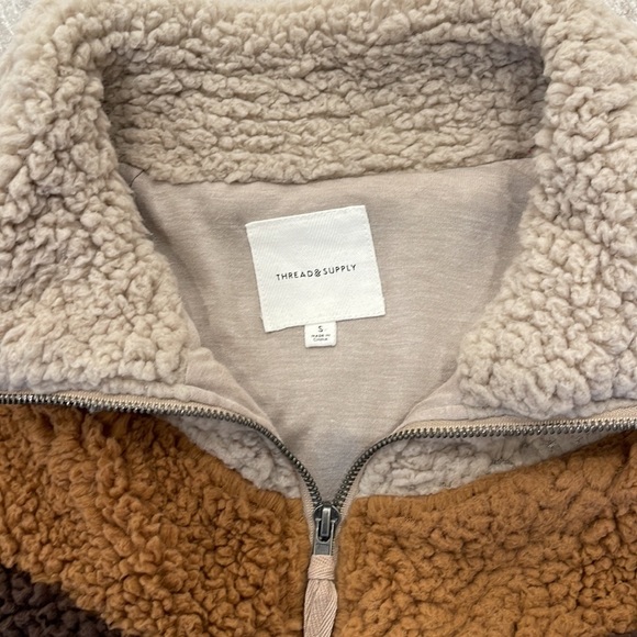 Thread and supply Sherpa quarter zip - Picture 2 of 3